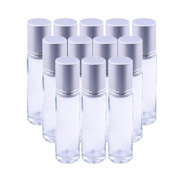 10ml Roll On / Roller Glass Bottle - thin and tall. Thick Glass