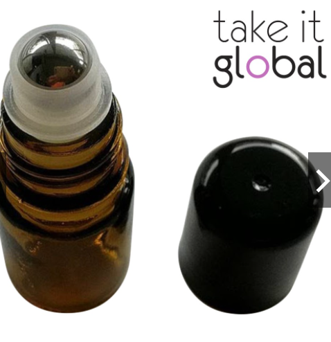 10ml Roll On - Roller Glass Bottle /Metal Ball Thick Glass