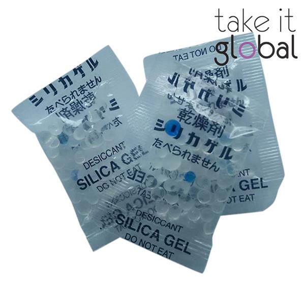 Silica Gel Desiccant 1g -for Electronics, Food, Cosmetics use