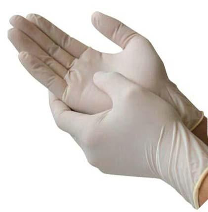 Rubber / Latex Disposable Hand Glove Powdered 1pc (2pcs = 1 pair)