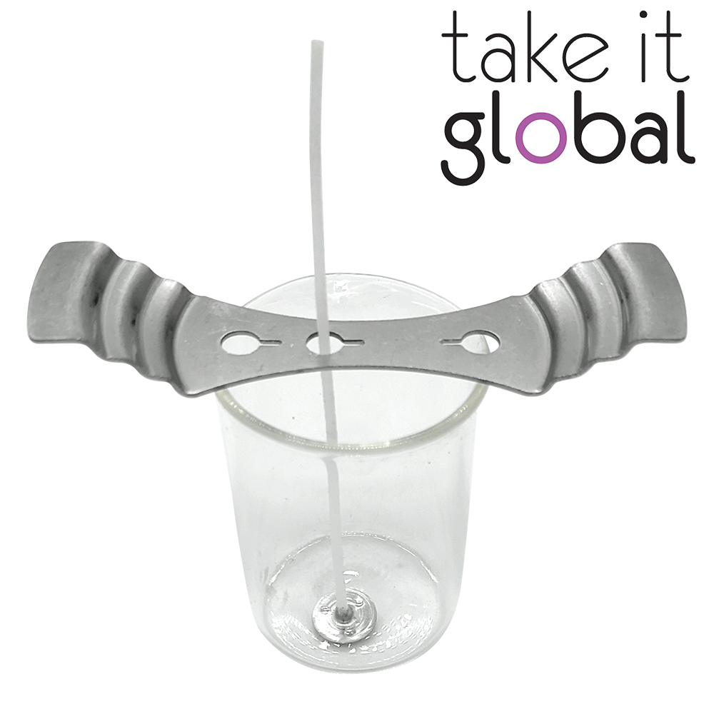 Stainless Steel Candle Wick Holder 三孔灯芯固定器 -DIY Candle - 1pcs