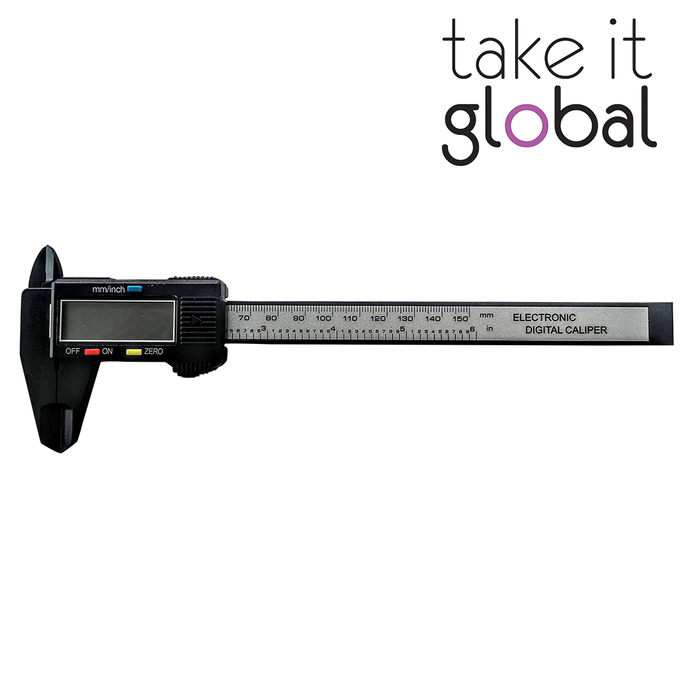 Digital Vernier Caliper - made from Carbon fibre Composite