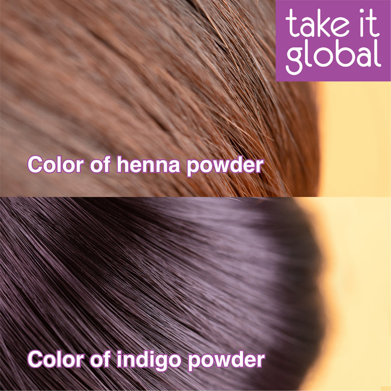 Indigo Powder Natural Hair Dye  青黛粉 Natural Hair Color Conditioner Hair Dye Care - Cosmetics Grade