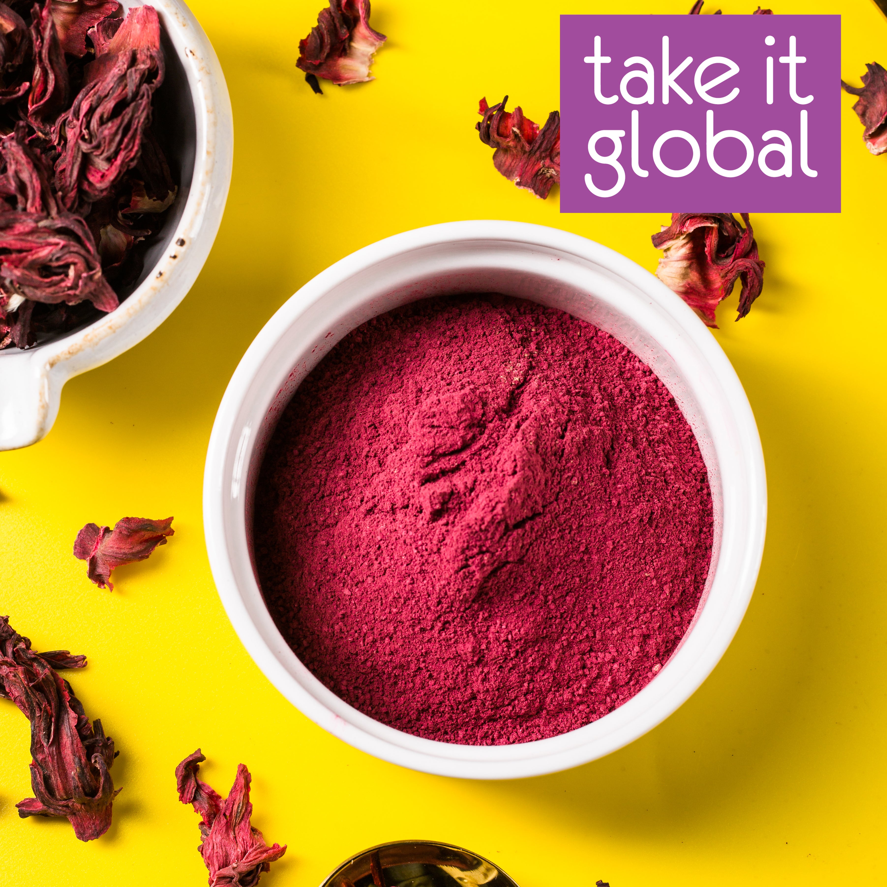 Roselle Flower Powder/  洛神花粉 / 玫瑰茄粉 - Food Grade