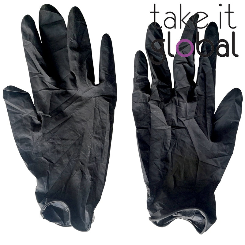 Rubber / Latex Disposable Hand Glove Powdered 1pc (2pcs = 1 pair)