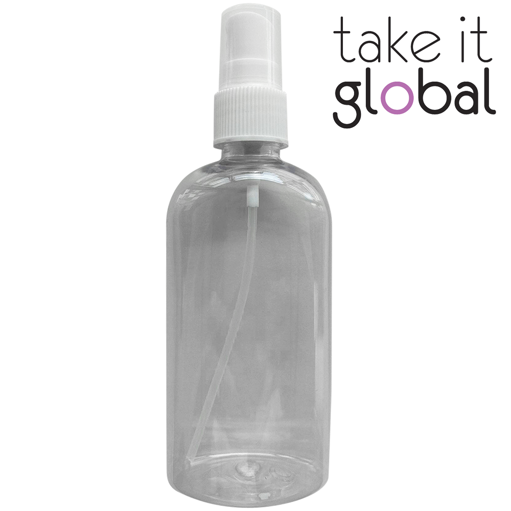 120ml PET Plastic Bottle - Spray Pump