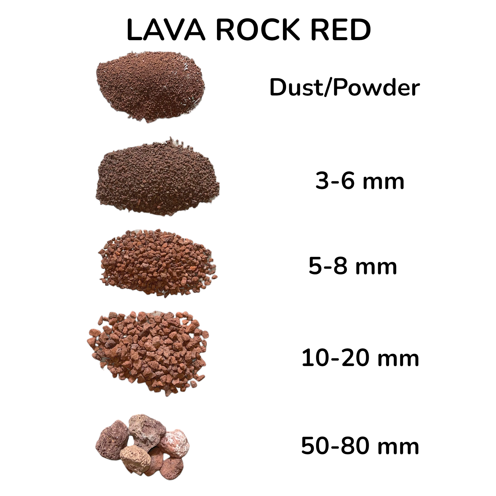 Lava Rock Red / Black 火山石 - Bio Filter/Aquarium Decoration 100% Natural