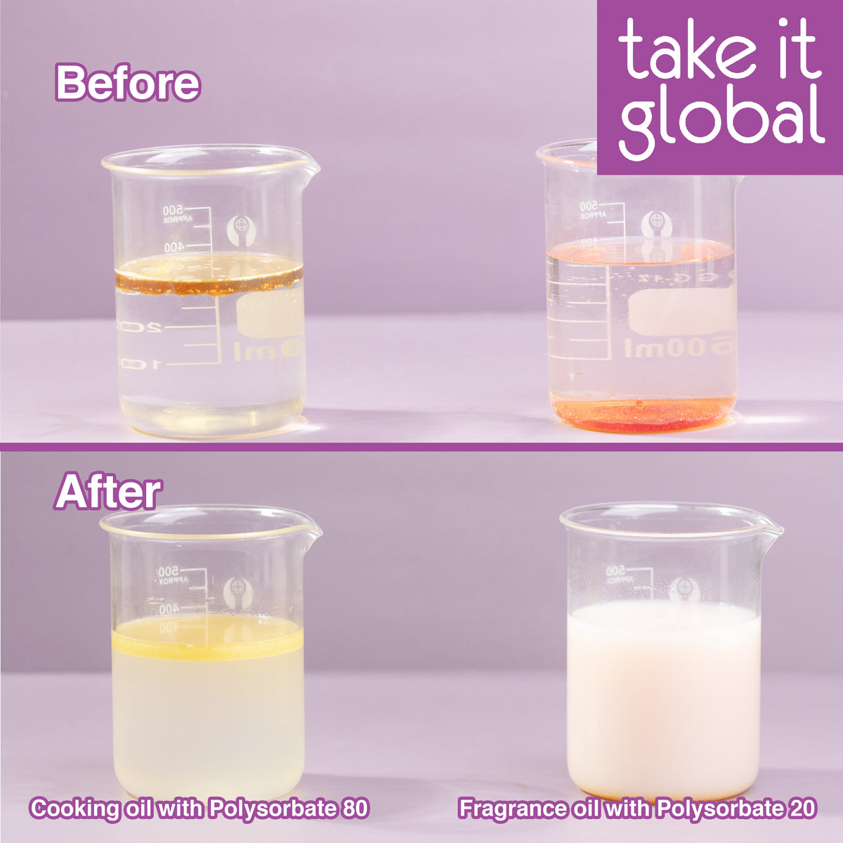 Polysorbate 20 / Tween 20 聚山梨酯20 - for Food / Cosmetics - Emulsifier / Cream / Lotion - mix oil with water