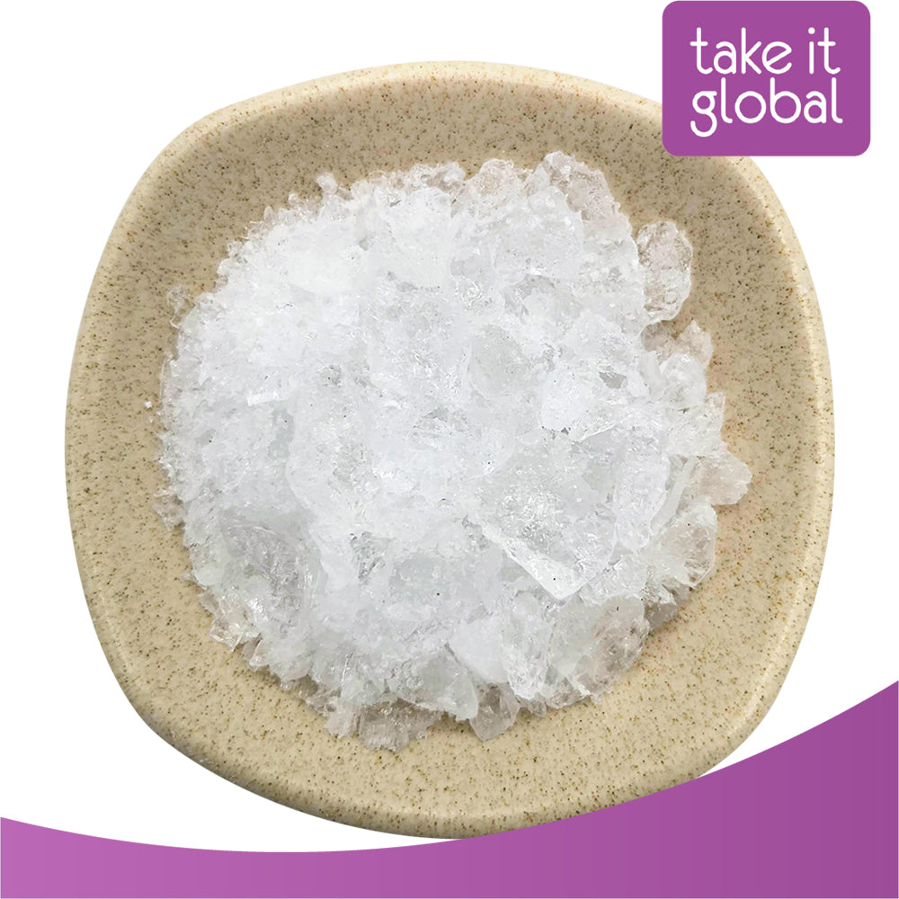 Potash Alum Stone 钾明矾 / Batu Tawas /Spadikaram/ Potassium Aluminium Sulfate - Traditional Deodorant / Water Treatment
