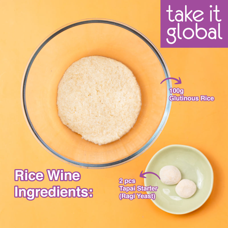 糯米甜酒曲 / Ragi Tapai Manis China / Yeast 1pc - Glutinous Rice Wine / Fermentation