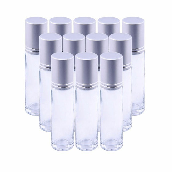 10ml Roll On / Roller Glass Bottle - thin and tall. Thick Glass