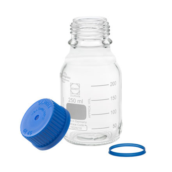 Duran blue cap glass bottle (250ml) Duran 蓝盖玻璃瓶