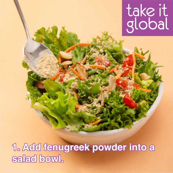Fenugreek Powder / Serbuk Halba / 胡芦巴粉 - food / spice / cooking / herbal / cosmetics / soap / shampoo