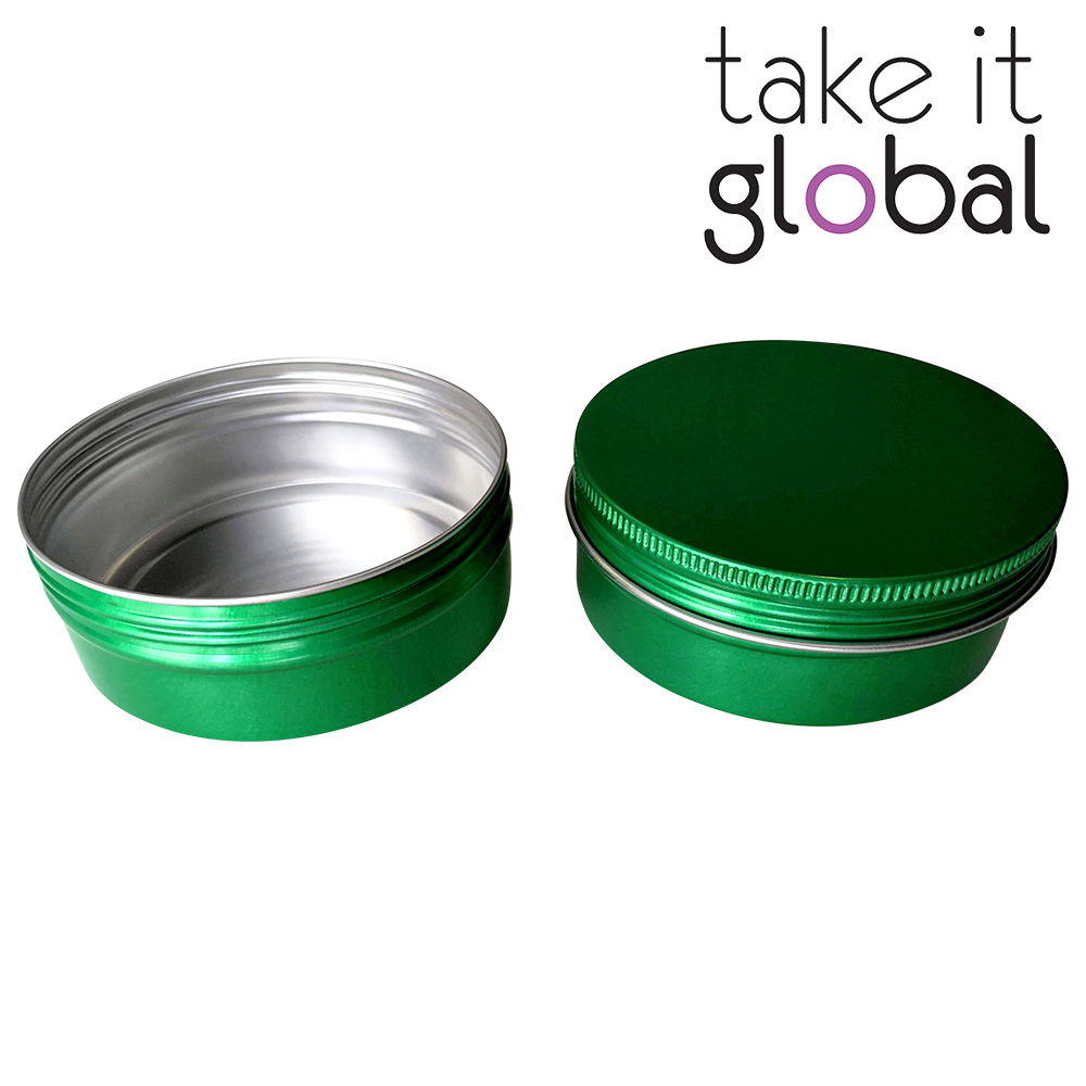 Aluminium Jar Round Screw Top