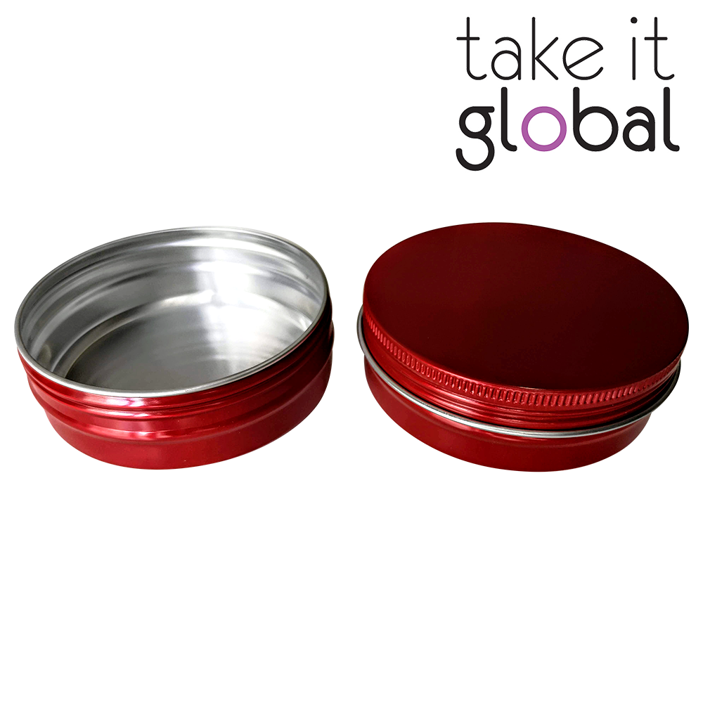 Aluminium Jar Round Screw Top