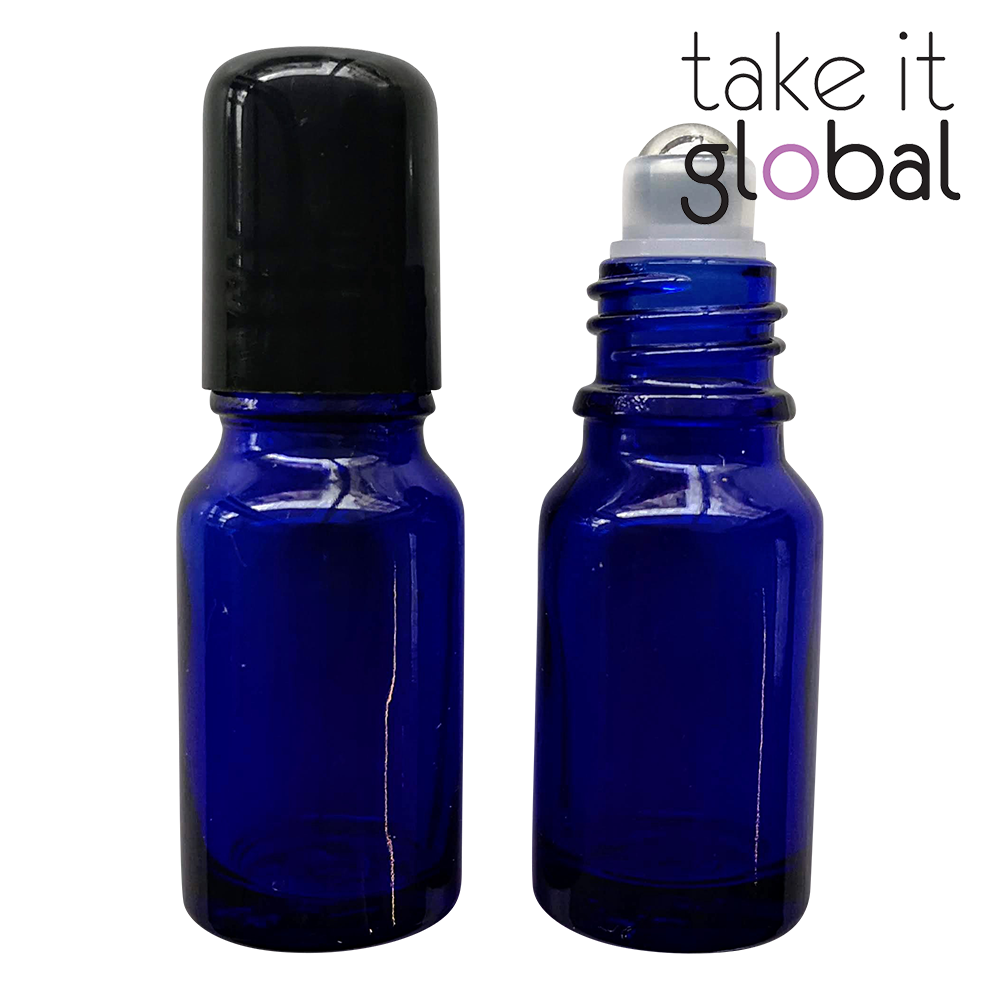 20ml Roll On - Roller Glass Bottle /Metal Ball Thick Glass