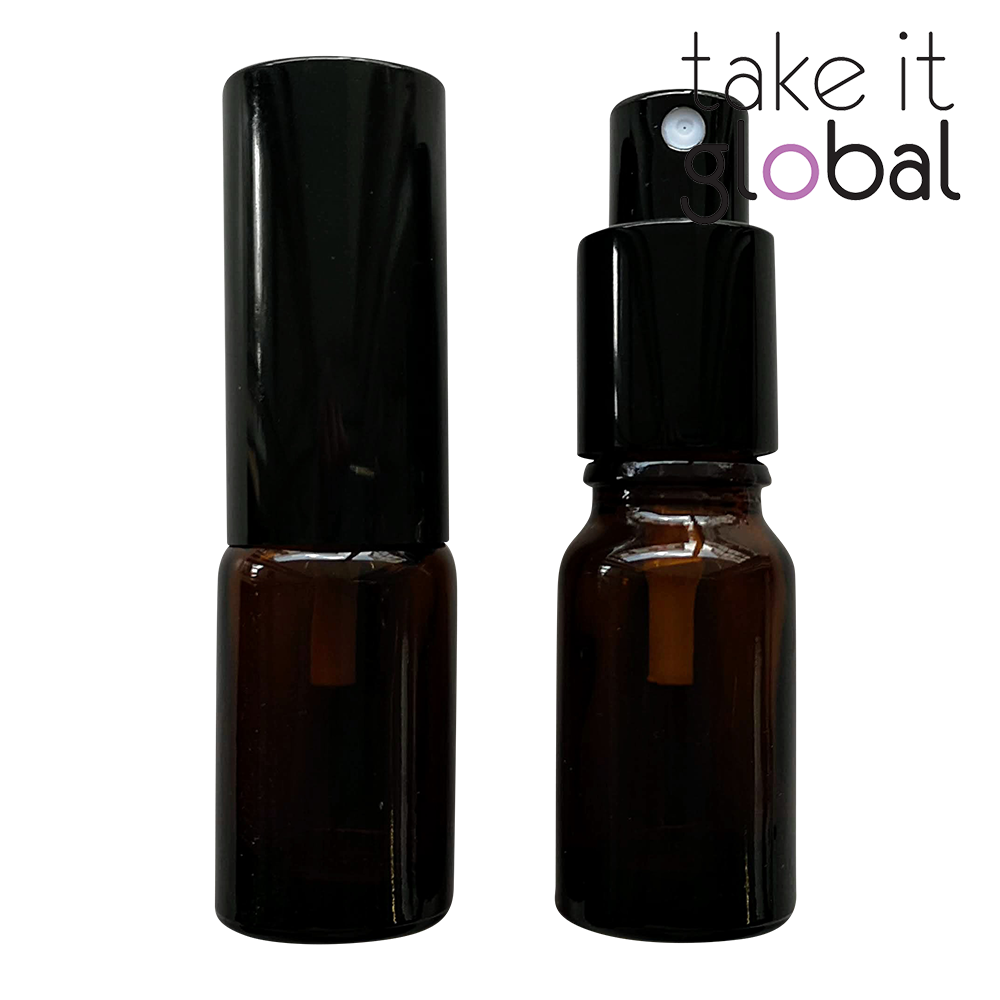 10ml Glass Bottle Mist Spray / Sprayer Pump For Essential Oil / Cosmetics