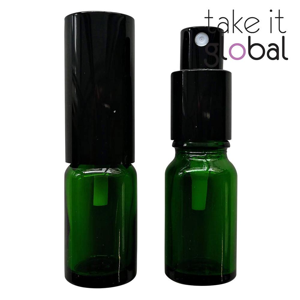 10ml Glass Bottle Mist Spray / Sprayer Pump For Essential Oil / Cosmetics