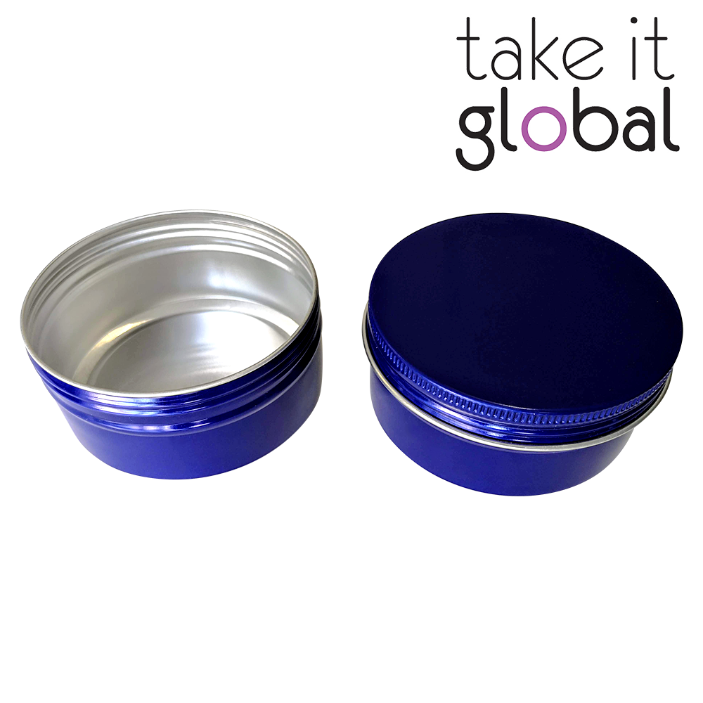 Aluminium Jar Round Screw Top