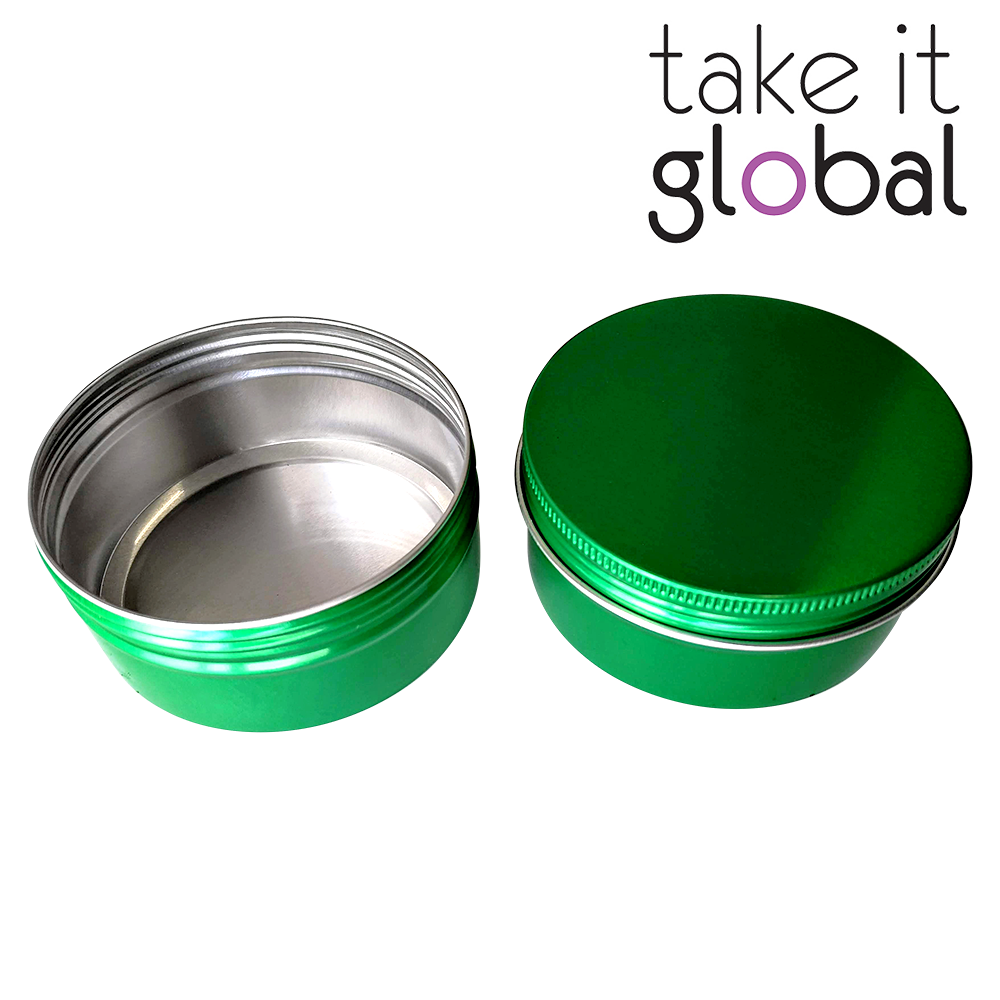 Aluminium Jar Round Screw Top
