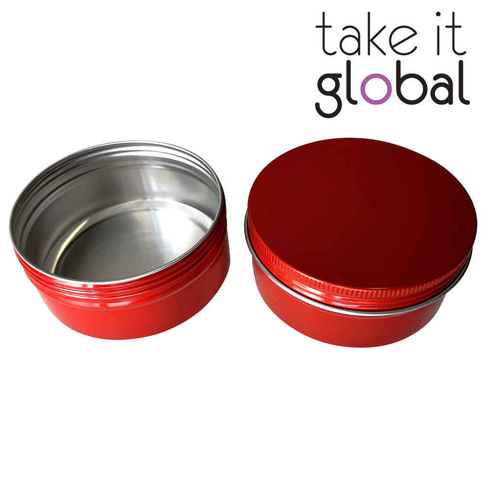 Aluminium Jar Round Screw Top