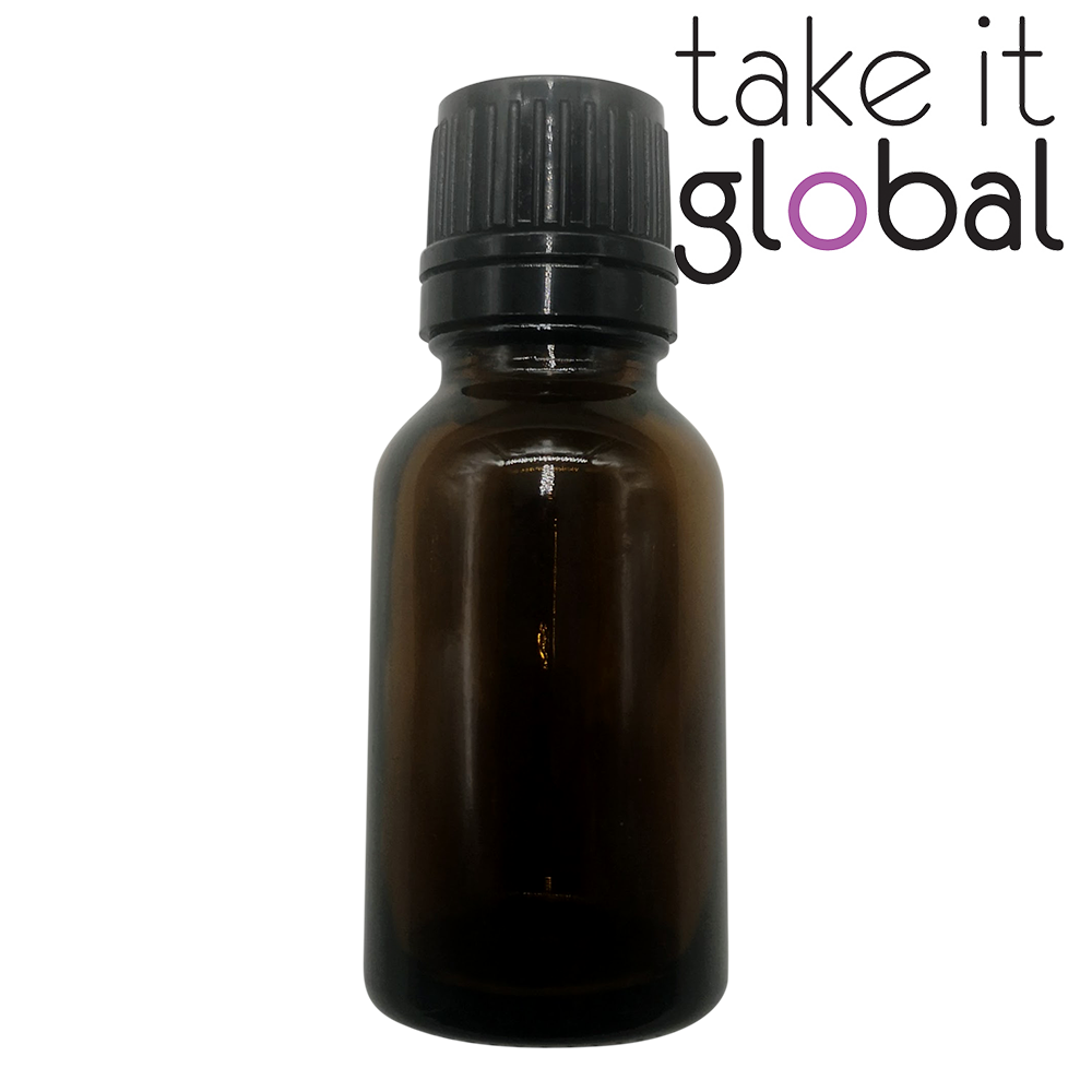 20ml Roll On - Roller Glass Bottle /Metal Ball Thick Glass
