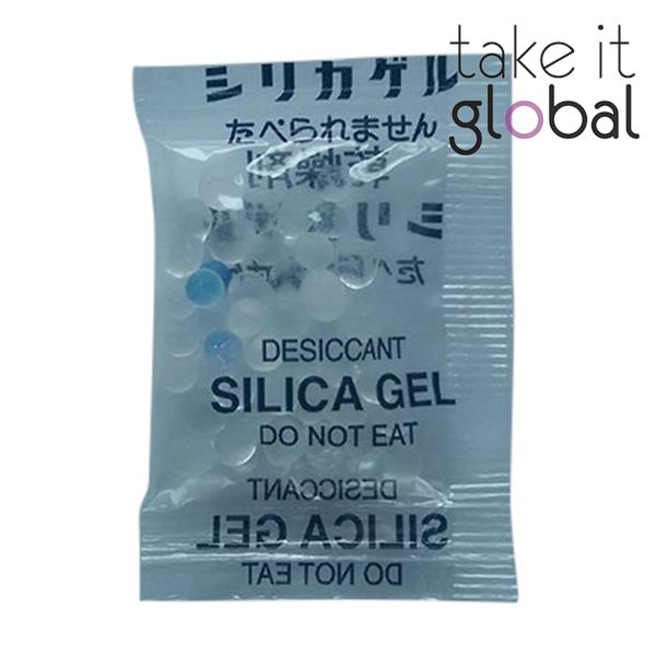 Silica Gel Desiccant 1g -for Electronics, Food, Cosmetics use