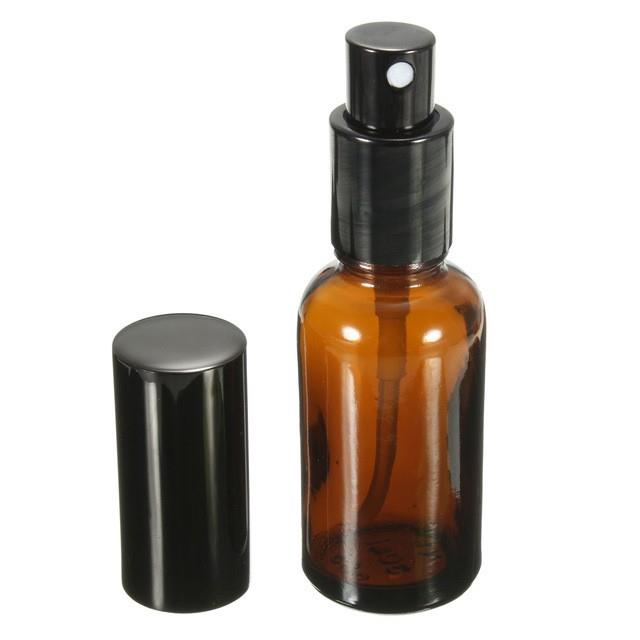 30ml Bottle Mist Spray / Sprayer Pump Amber Glass for Essential Oil / Cosmetics