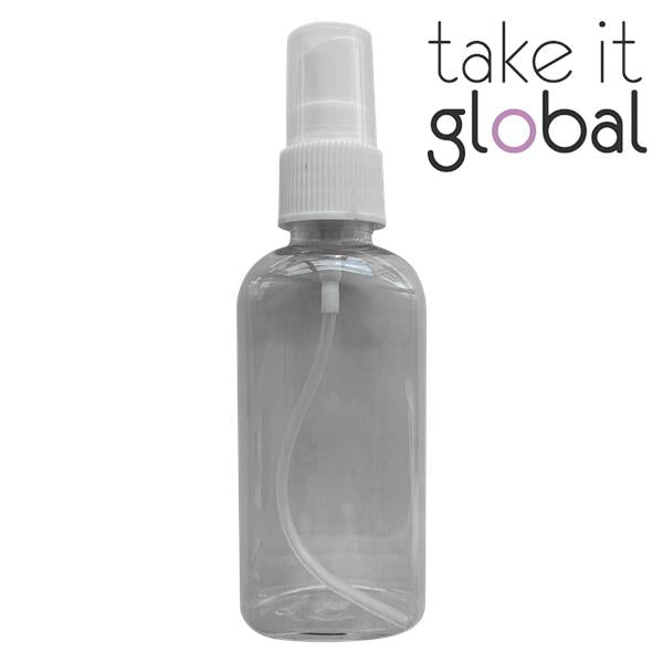 60ml PET Plastic Bottle Spray Pump - Oval Shape
