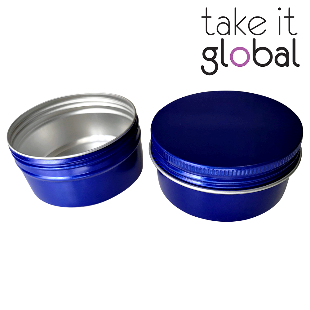 Aluminium Jar Round Screw Top