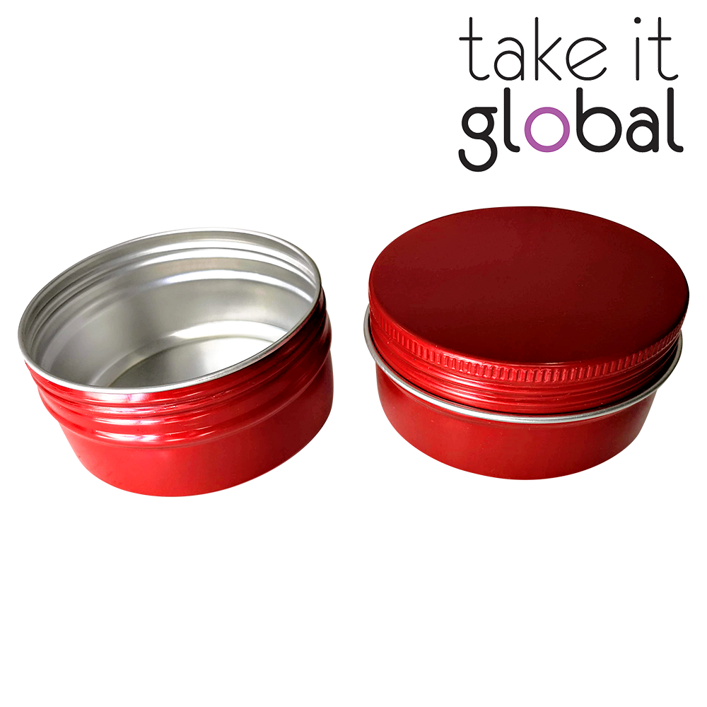 Aluminium Jar Round Screw Top