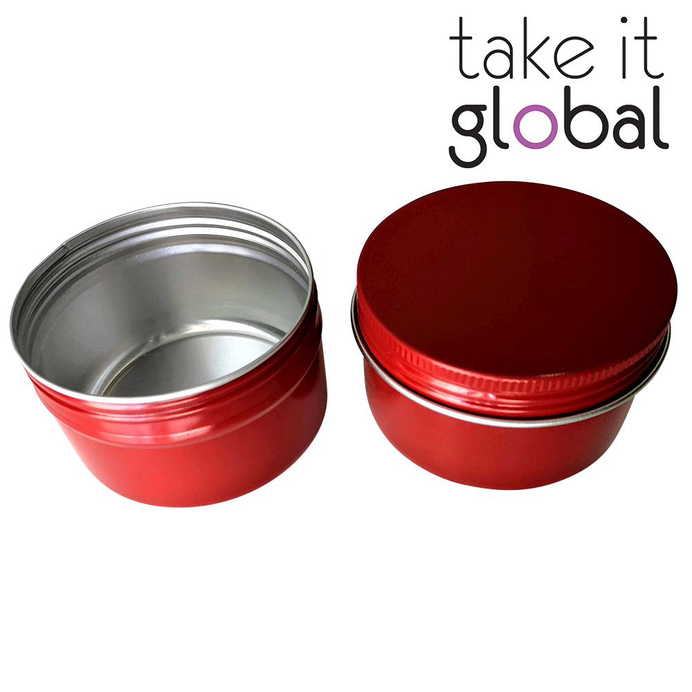Aluminium Jar Round Screw Top