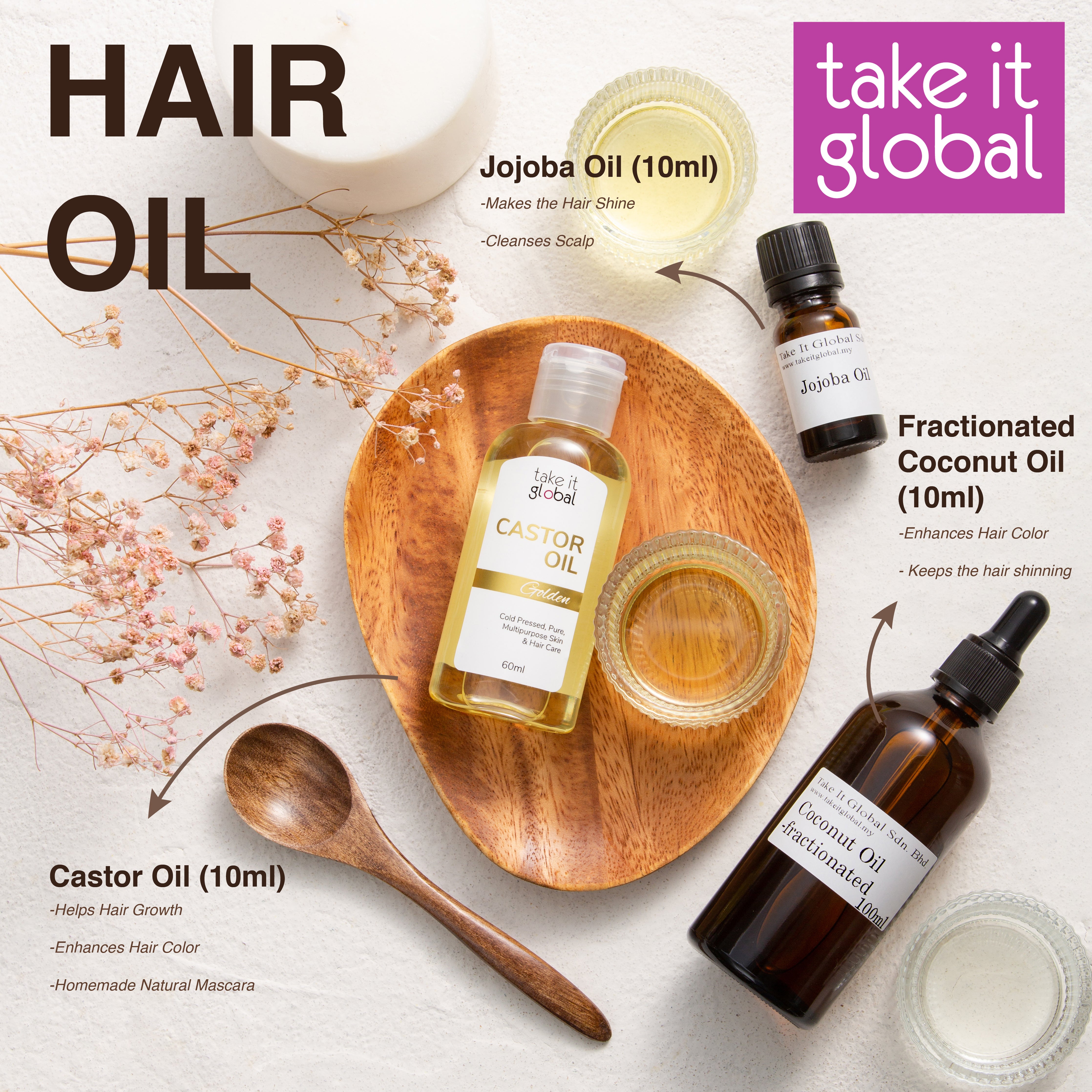 Virgin / Fractionated Coconut Oil -Cold Pressed -Food /Cosmetics Grade