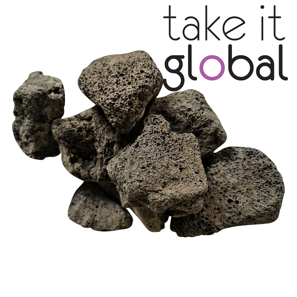 Lava Rock Red / Black 火山石 - Bio Filter/Aquarium Decoration 100% Natural