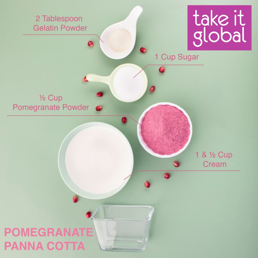 Pomegranate Powder / Serbuk Buah Delima 石榴粉 - Food Grade - bakery / pastries / baby food / cooking / beverage / drink