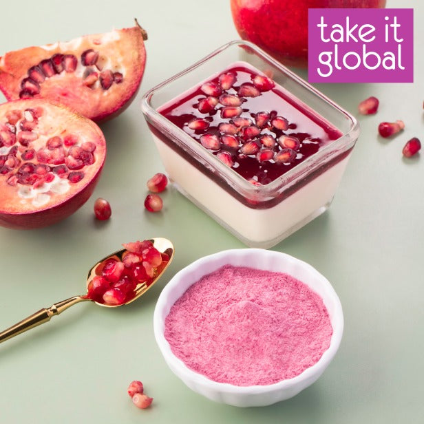 Pomegranate Powder / Serbuk Buah Delima 石榴粉 - Food Grade - bakery / pastries / baby food / cooking / beverage / drink