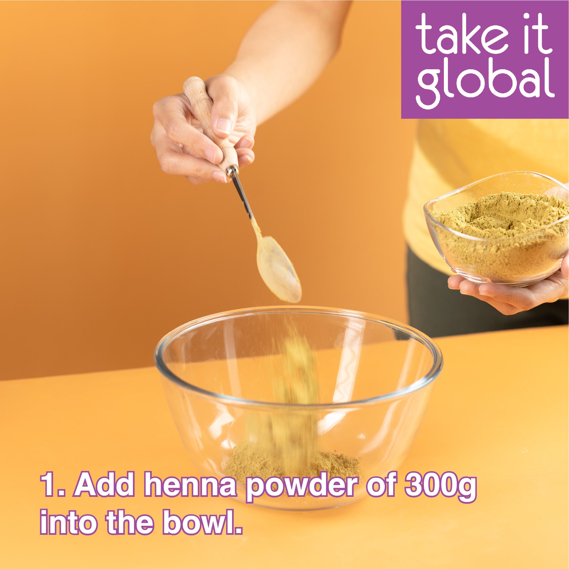Henna 指甲花粉 / Mehandi Powder / Serbuk Inai Natural Hair Color Conditioner Hair Dye - Cosmetics Grade