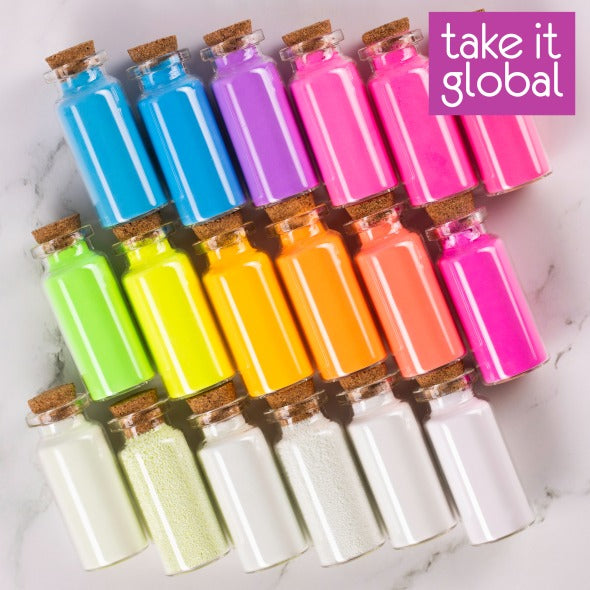 Glow in the Dark Pigment/ Florescent/Luminous Powders  在黑暗中发光的颜料 - Epoxy Resin/UV Resin/Crafts (DIY)