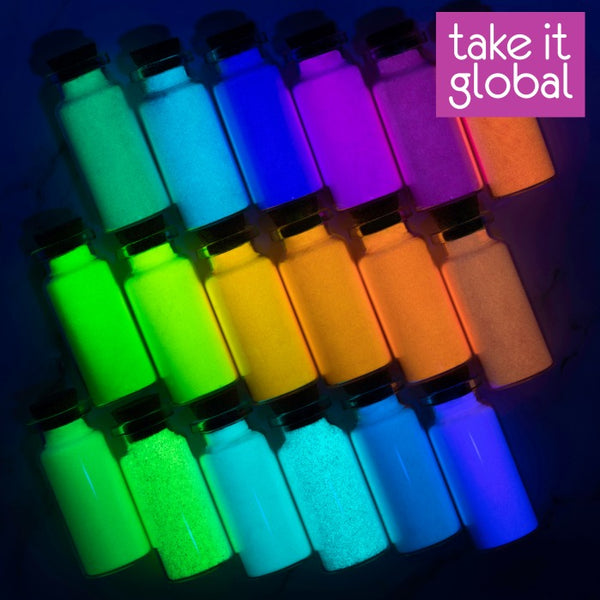 Glow in the Dark Pigment/ Florescent/Luminous Powders  在黑暗中发光的颜料 - Epoxy Resin/UV Resin/Crafts (DIY)