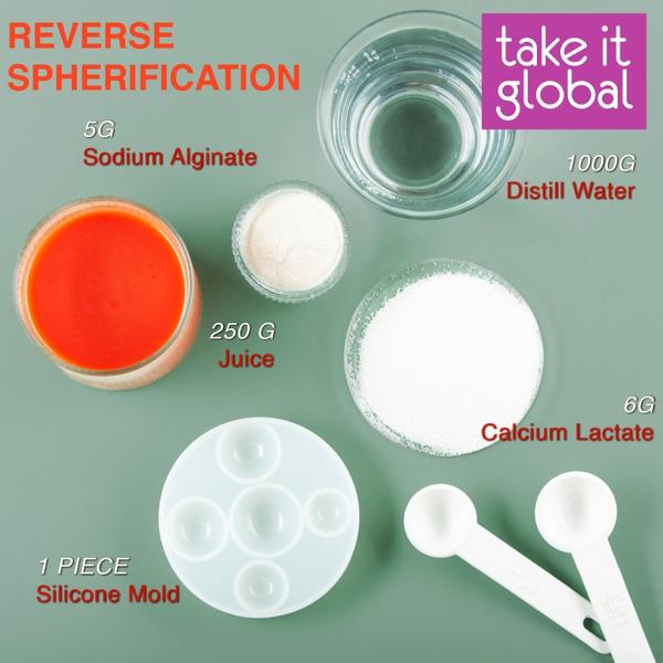 Calcium Lactate - Kalsium Laktat 乳酸钙 - Food Grade - as Antacid and for Reverse Spherification