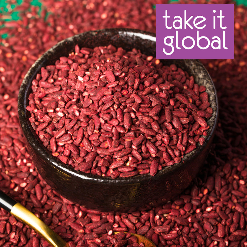 红曲米天然调色素/ Red Yeast Rice / Beras Ragi Merah - For Food &Medicine