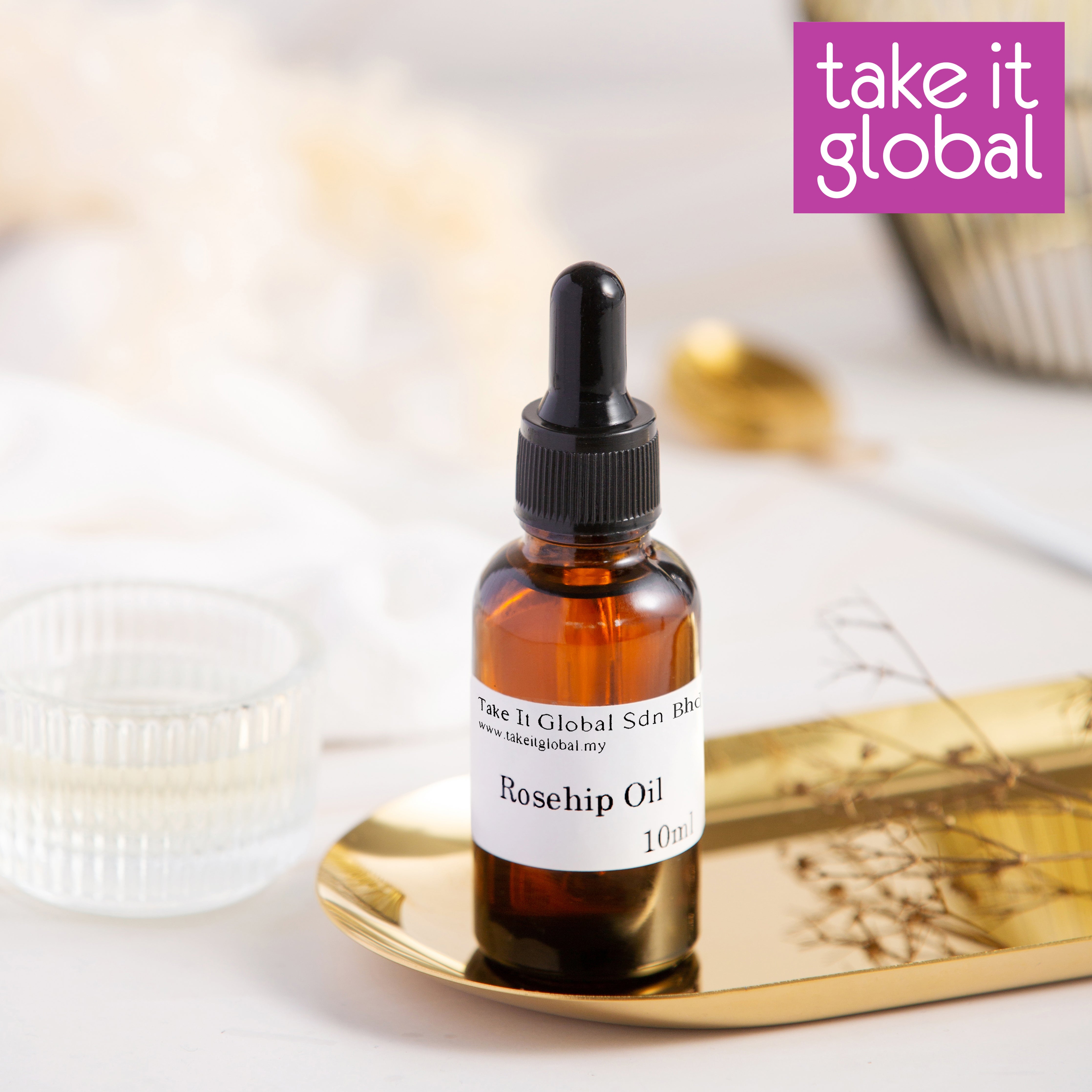 Rosehip Oil / Rose Hip Oil 玫瑰果油 Cold Press - Chile / massage /cosmetics / cream / lotion