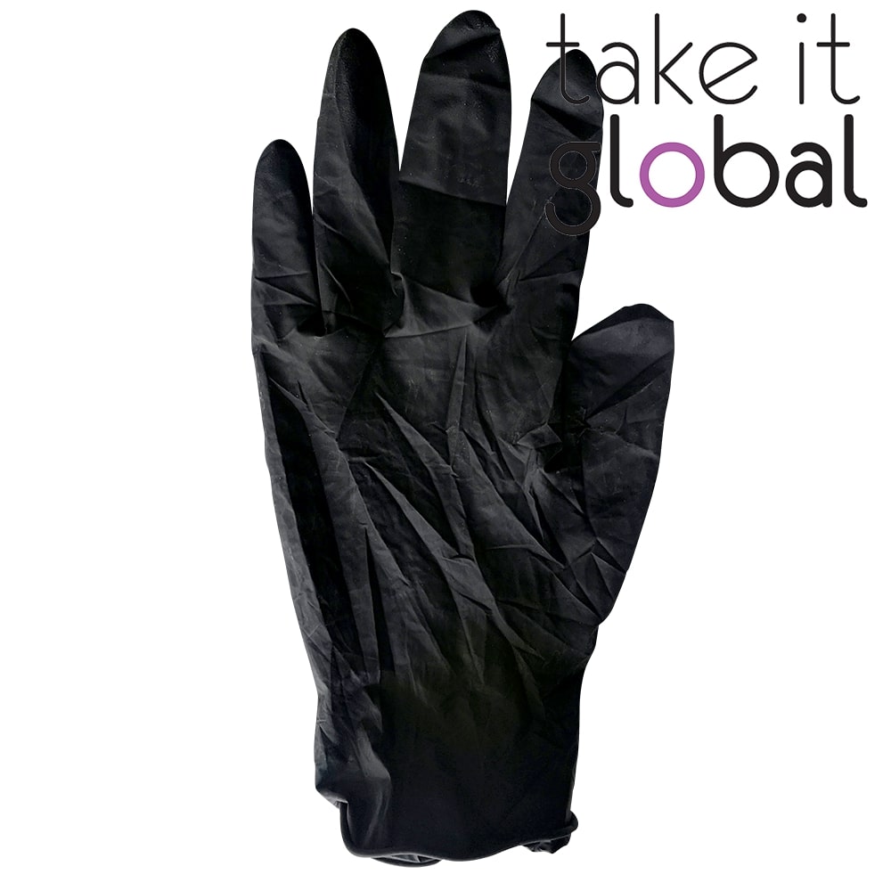 Rubber / Latex Disposable Hand Glove Powdered 1pc (2pcs = 1 pair)