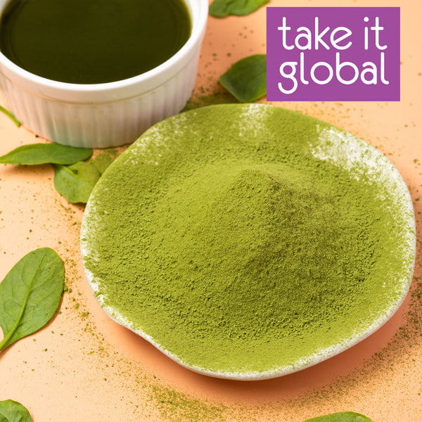 Spinach Powder - Food Grade 菠菜粉 - for food / pastries / bakery / cosmetics / baby food / drinks / beverages