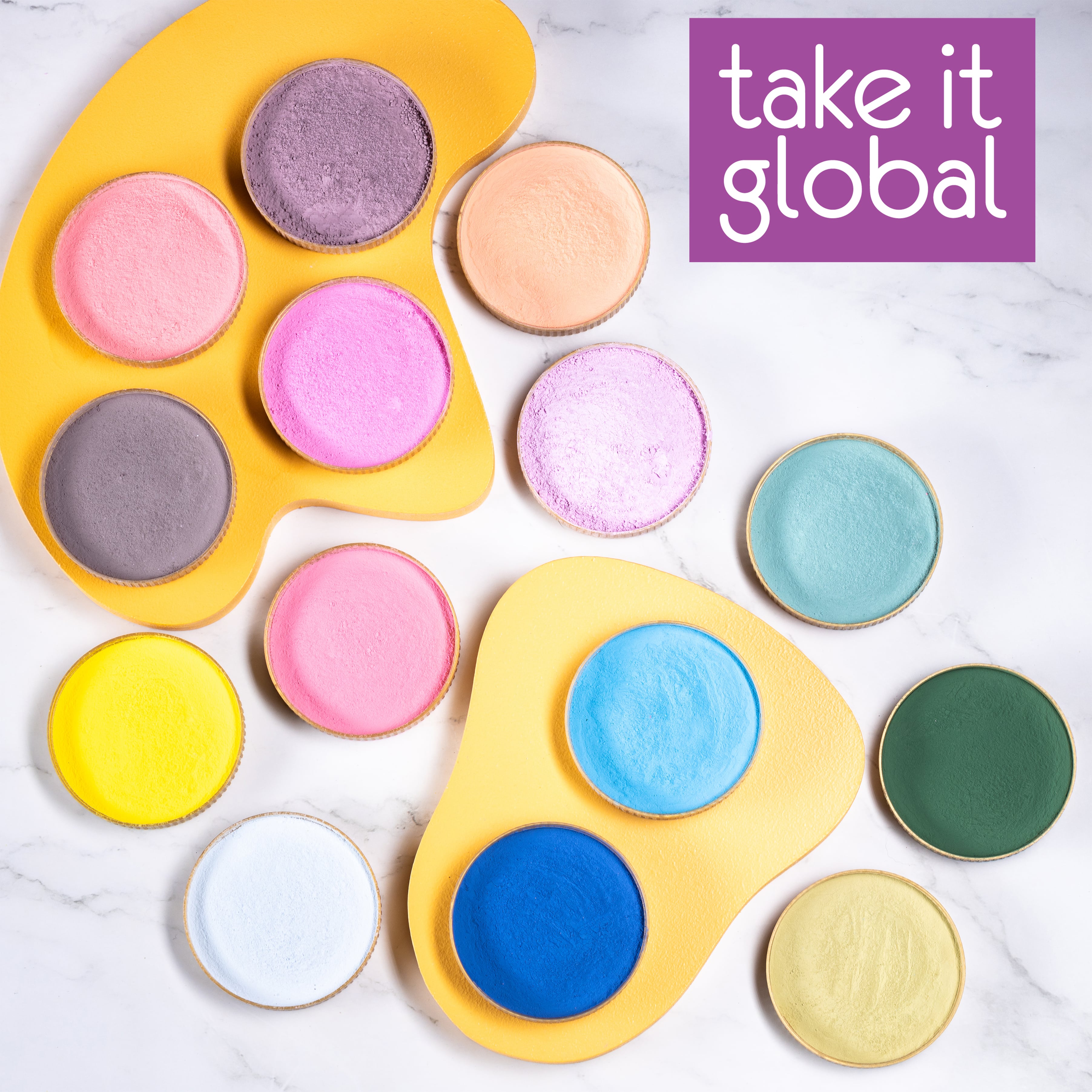 Thermochromic Pigment Powder 热变色颜料粉 - Heat Sensitive/Colour change at specific temperatures