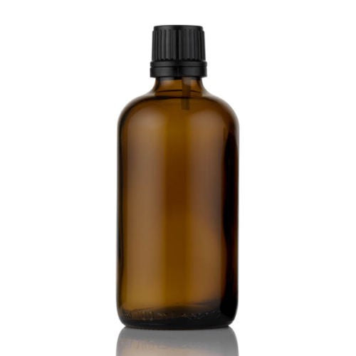 50ml Bottle Amber Glass Essential Oil Perfume / Screw Cap and plug