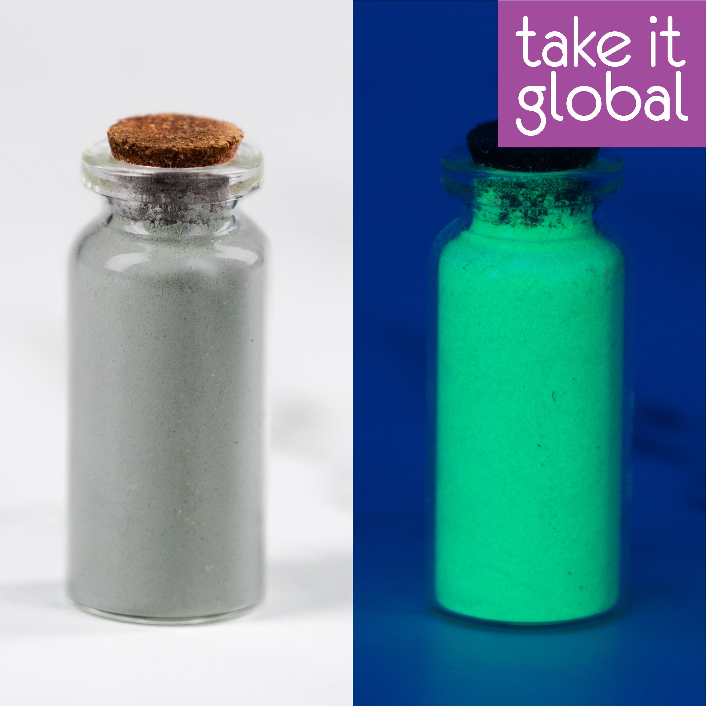 Glow in the Dark Pigment/ Florescent/Luminous Powders  在黑暗中发光的颜料 - Epoxy Resin/UV Resin/Crafts (DIY)