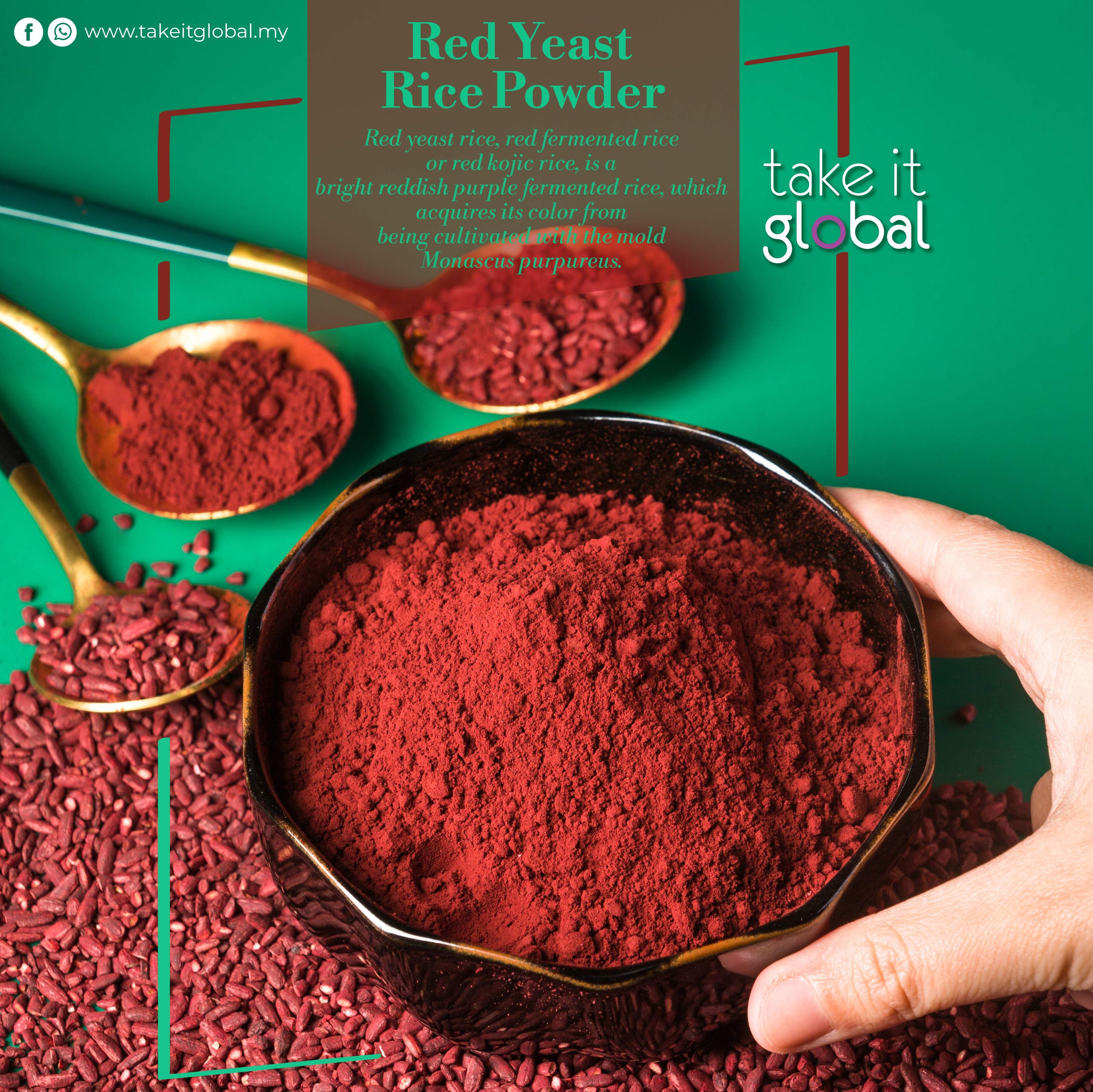Red Yeast Rice Powder 红曲米粉