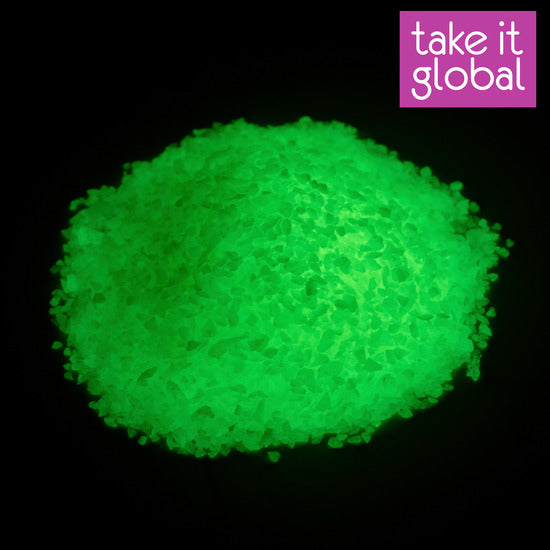Glow in the dark stone /Pebbles / Night Light Stone / Glowing Rock 荧光石 - S / M Sizes
